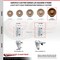 Service Caster 6 Inch High Temp Phenolic Wheel Swivel 7/8 Inch Square Stem Caster SCC SCC-SQ20S615-PHSHT-78 - alternate 5